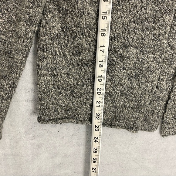J. Jill Cardigan Short Length Sz Medium Wool Alpaca Single Button Sweater - Picture 7 of 7